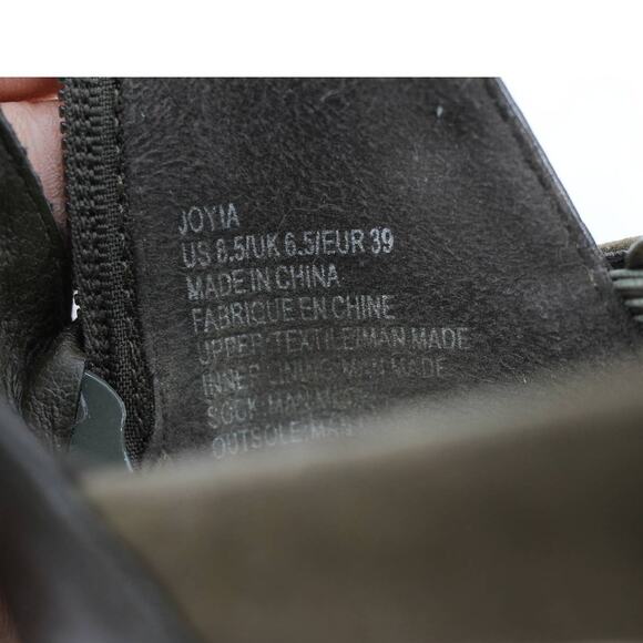 Shoe Dazzle Joyia buckle strap open toe block heel sandals 8.5 grunge whimsigoth - Picture 5 of 6